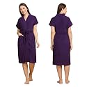 CREEVA Everyday Bathrobe for Women Micro Terry Robe | Soft and Easy to Absorb &amp; Dry| Unisex Bathrobe