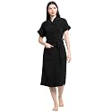 CREEVA Everyday Bathrobe for Women Micro Terry Robe | Soft and Easy to Absorb &amp; Dry| Unisex Bathrobe