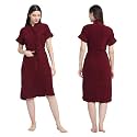 CREEVA Everyday Bathrobe for Women Micro Terry Robe | Soft and Easy to Absorb &amp; Dry| Unisex Bathrobe