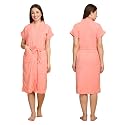 CREEVA Everyday Bathrobe for Women Micro Terry Robe | Soft and Easy to Absorb &amp; Dry| Unisex Bathrobe