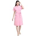 CREEVA Everyday Bathrobe for Women Micro Terry Robe | Soft and Easy to Absorb &amp; Dry| Unisex Bathrobe