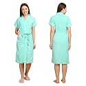 CREEVA Everyday Bathrobe for Women Micro Terry Robe | Soft and Easy to Absorb &amp; Dry| Unisex Bathrobe