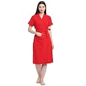CREEVA Everyday Bathrobe for Women Micro Terry Robe | Soft and Easy to Absorb &amp; Dry| Unisex Bathrobe