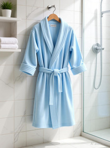 CREEVA Sky Blue Small Bath Robe 1