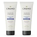 Cremo Barber Grade Cooling Shave Cream, Astonishingly Superior Ultra-Slick Shaving Cream Fights Nicks, Cuts And Razor Burn, WHITE, 6 Fl Oz (Pack of 12)