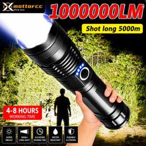 crentila super flash lights zoomable 5 modes flashlight for framer garden security torch