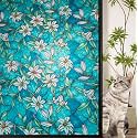 CREON Blue Lily Orchid Flower Pattern 24