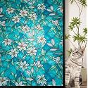 CREON Blue Lily Orchid Flower Pattern 12