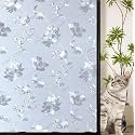 CREON Flowers Window Glass Decorative Window Cling
