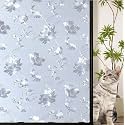 CREON Flowers Window Glass Decorative Window Cling