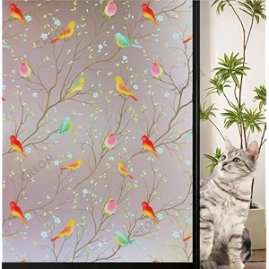 CREON Privacy Window Film Bird Frosted 12