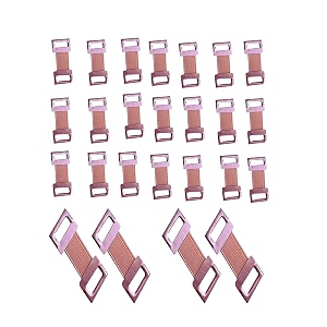 CREPE BANDAGE BROWN CLIPS 20