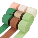 Crepe Paper Streamers 9 Rolls 738ft, 1.77 Inch x 82 Ft/Roll
