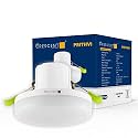 Crescent Prithvi CRC140 6W Round LED Junction Box Light | Dual Color (Cool White 6000K + Red) | Slim Recessed Ceiling Panel | Easy Spring Clip Installation | Indoor Lighting