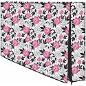 CRESSET 32 Inch Smart LED TV Cover PVC Waterproof and Dustproof Printed With Transparent Polythene Layer Compatible for Sony, Mi, Kodak and Samsang Smart LED TV - LED_32-Wht-PnFL_P01