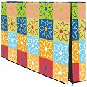 CRESSET 43 Inch Smart LED TV Cover PVC Waterproof and Dustproof Printed With Transparent Polythene Layer Compatible for Sony, Mi, Kodak and Samsang Smart LED TV - LED_43-Grn-Box-FL_P01