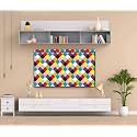 CRESSET 43 Inch Smart LED TV Cover PVC Waterproof and Dustproof Printed With Transparent Polythene Layer Compatible for Sony, Mi, Kodak and Samsang Smart LED TV - LED_43-Panda_P01