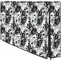 CRESSET 50 Inch Smart LED TV Cover PVC Waterproof and Dustproof Printed With Transparent Polythene Layer Compatible for Sony, Mi, Kodak and Samsang Smart LED TV - LED_50-BLLeaf_P01