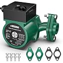 CrestWave 130W Hot Water Recirculating Pump with 1" FNPT Flanges & Kit
