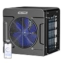 CRESTWAVE 18,000 BTU Swimming Pool Heat Pump, Electric Pool Heater for Above Ground Pool, Heating & Cooling Dual Mode, Smart WiFi Control & Timer, Up to 6500 Gallons, 110-120V