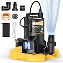 CrestWave 1HP Automatic Pool Cover Pump & Submerible Sump Pump
