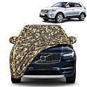 Creta 100% Waterproof Car Cover | Dustproof Sun Protection Cover | Soft Cotton Lining | Triple Stitched | Mirror Pocket | Antenna Pocket | All Weather Body Cover (Army)