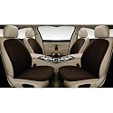 Creta 2024 Ev Seat Cover Set in Brown – Four-Piece Design for Creta 2024 Ev Seats, covers front, rear & side bolsters. Durable, tear-resistant fabric with reinforced stitching, tailored fit, easy
