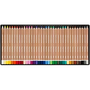 cretacolor 36 mega color pencils tin boxmulticolor