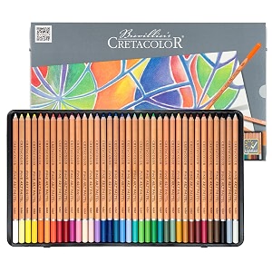 cretacolor fine art pastel pencilset of 36blue