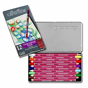 cretacolor karmina classic color pencil set of 12multicolour270 12