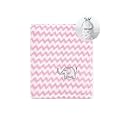 CREVENT 30"X40" Cute Silky Plush Baby Blanket for Girls Infants Toddlers Newborns Crib Cot Stroller, Giftable Suitable for Summer Spring - Pink Elephant
