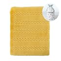CREVENT 30''X40'' Soft Cozy Warm Baby Blankets for Boys Girls Solid Color - All Season Use - Newborn Essentials (Sunshine Yellow)