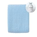 CREVENT 30''X40'' Soft Cozy Warm Baby Blankets for Boys Girls Solid Color - All Season Use - Newborn Essentials (Wave Blue)