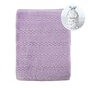 CREVENT 30''X40'' Lightweight Cozy Fluffy Warm Baby Blanket for Girls Infants Toddlers' Bedding Crib Cot Stroller, Baby Shower Birthday Newborn's Gift - Lavender