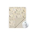 CREVENT Cozy Soft and Warm Mink Baby Blanket, Gift Packing with Ribbon for Newborn Infant Toddler's Crib Cot Stroller, for All Season Use (30"X40" Zoo)