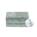 CREVENT Fuzzy Baby Throw Blanket Neutral, Super Soft Plush Blanket for Baby Boys and Girls/Newborns/Infant/Toddler (30"X40" Laurel Green)