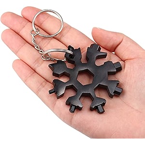 crevizon stainless steel 18 in 1 snowflake multifunction tool useful multi tool gadget multi color