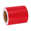 Crewbolt High-Intensity 3 Inch Reflective Warning Conspicuity Tape 48 Meter 76 mm x 48 m Red Reflective Tape