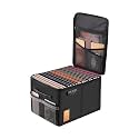 Crewer File Holder for Documents, Document Organizer File, Document File Folder - Ideal Office Document Bag, Certificate File Holder, and File Organizer for Efficient Document Management (Black, L)