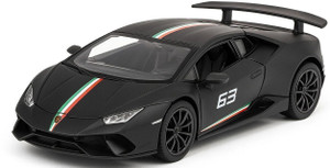 crezor toys 136 scale alloy lamborghini car die-cast metal toy pull back and light  music