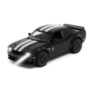crezor toys dodge challenger toy car 136 scale alloy die-cast metal toy car for kids random color