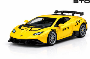 crezor toys lambo car 136 scale alloy die-cast metal toy pull back action for kids