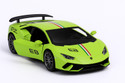 crezor toys Lamborghini Die-Cast Metal Car 1:32 Scale Pull Back Toy with Lights and Music (Green)