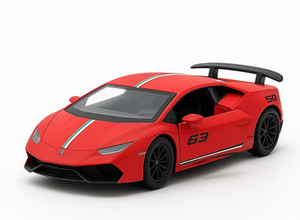 crezor toys metal lamborghini diecast car  136 scale pull back alloy toy for kids red