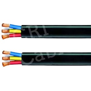 cri copper 3 core flat cable for submersible pumps 25 sqmm 50 meters
