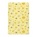 Crib Sheets for Boys Girl Flying Bees Honey Breathable Mini Crib Mattress Sheets Fitted,Toddler Baby Sheets for Crib Mattress Soft &amp; Breathable 39 * 27 * 5In Yellow