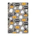 Crib Sheets for Boys Girl Halloween Pumpkin Ghost Candy Breathable Mini Crib Mattress Sheets Fitted,Toddler Baby Sheets for Crib Mattress Soft &amp; Breathable 39 * 27 * 5In