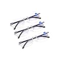CRIBA Combo Pack of 3 Rimless Blue