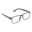 CRIBA Stylish Square Black Frame Clear Reading