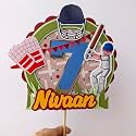 Cricket Birthday Cake Topper – Custom Name Decoration | Handcrafted Cricket Theme Party Supplies for Boys